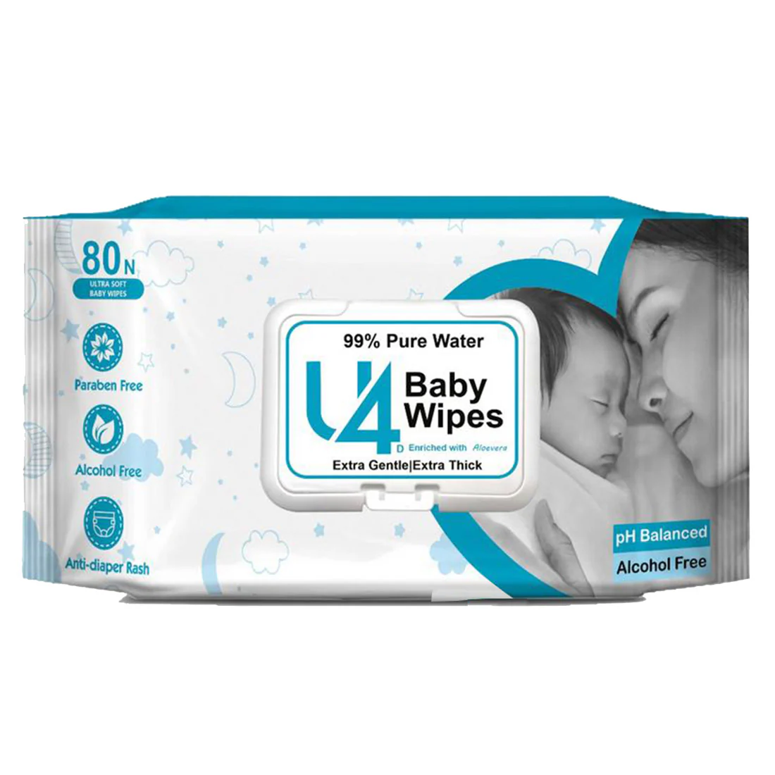 CutetotZยฎ Baby Wet Wipes - 1 Pack
